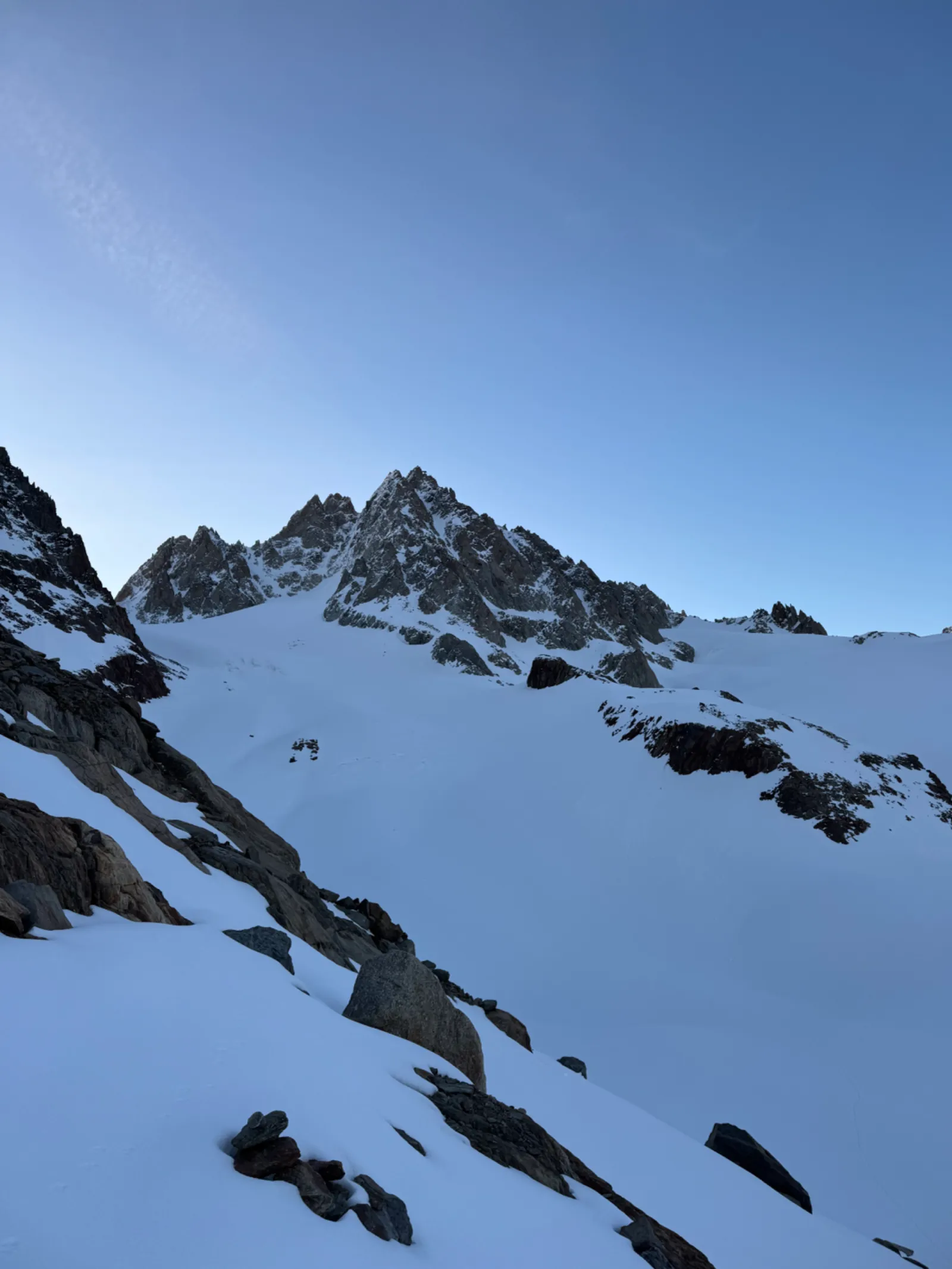 Výstup na Aiguille du Tour z Francie