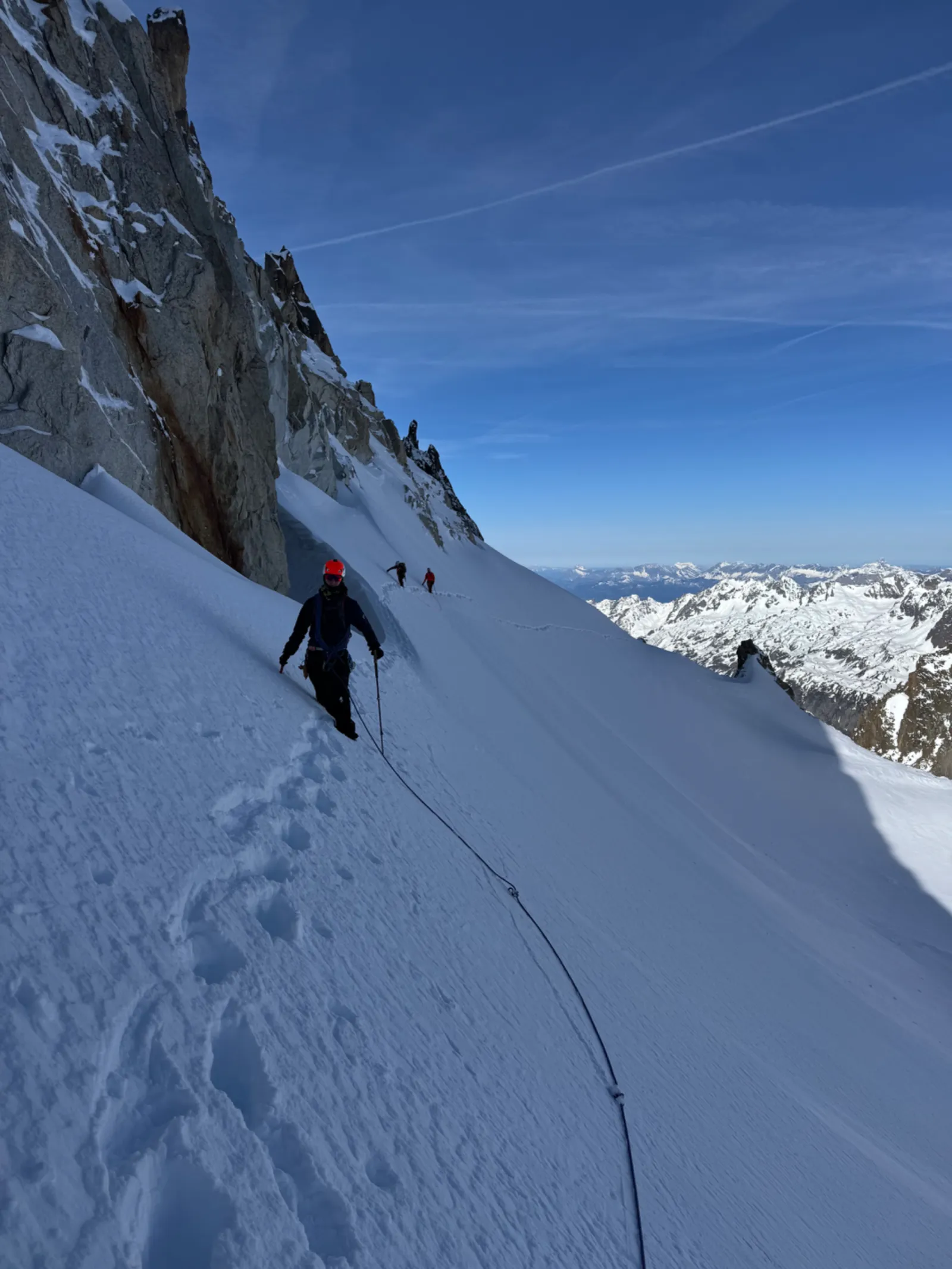 Výstup na Aiguille du Tour z Francie