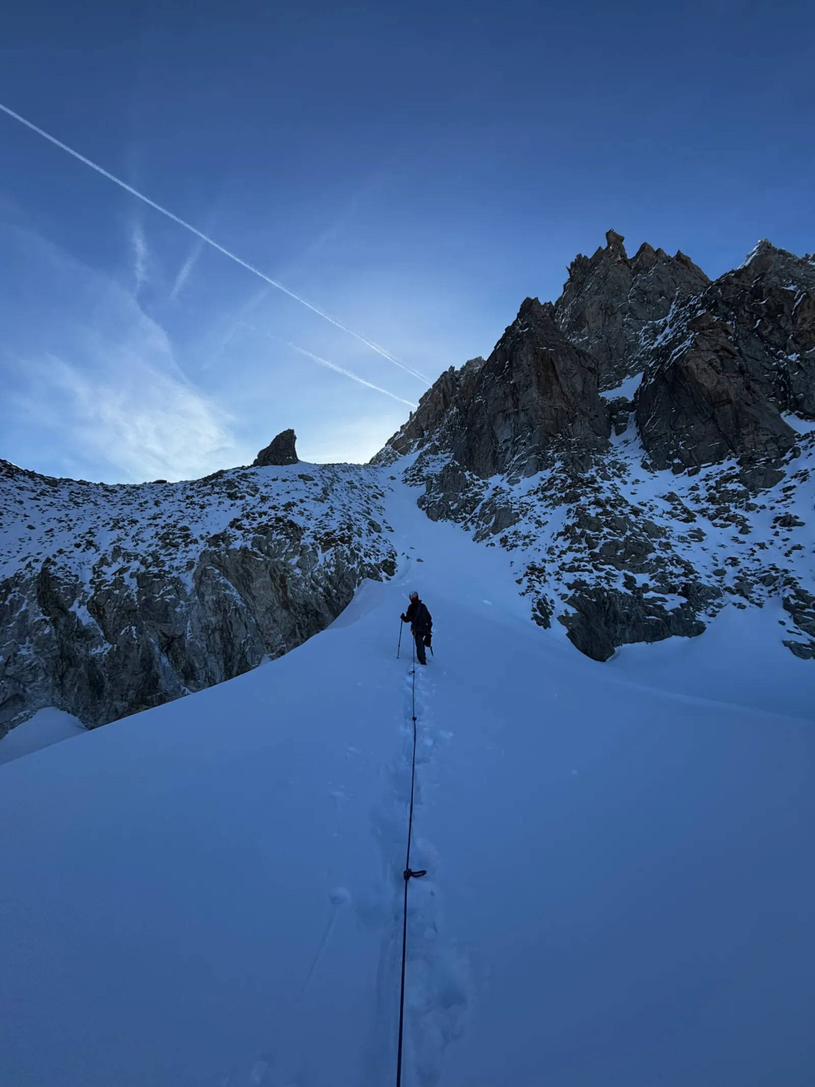Výstup na Aiguille du Tour z Francie