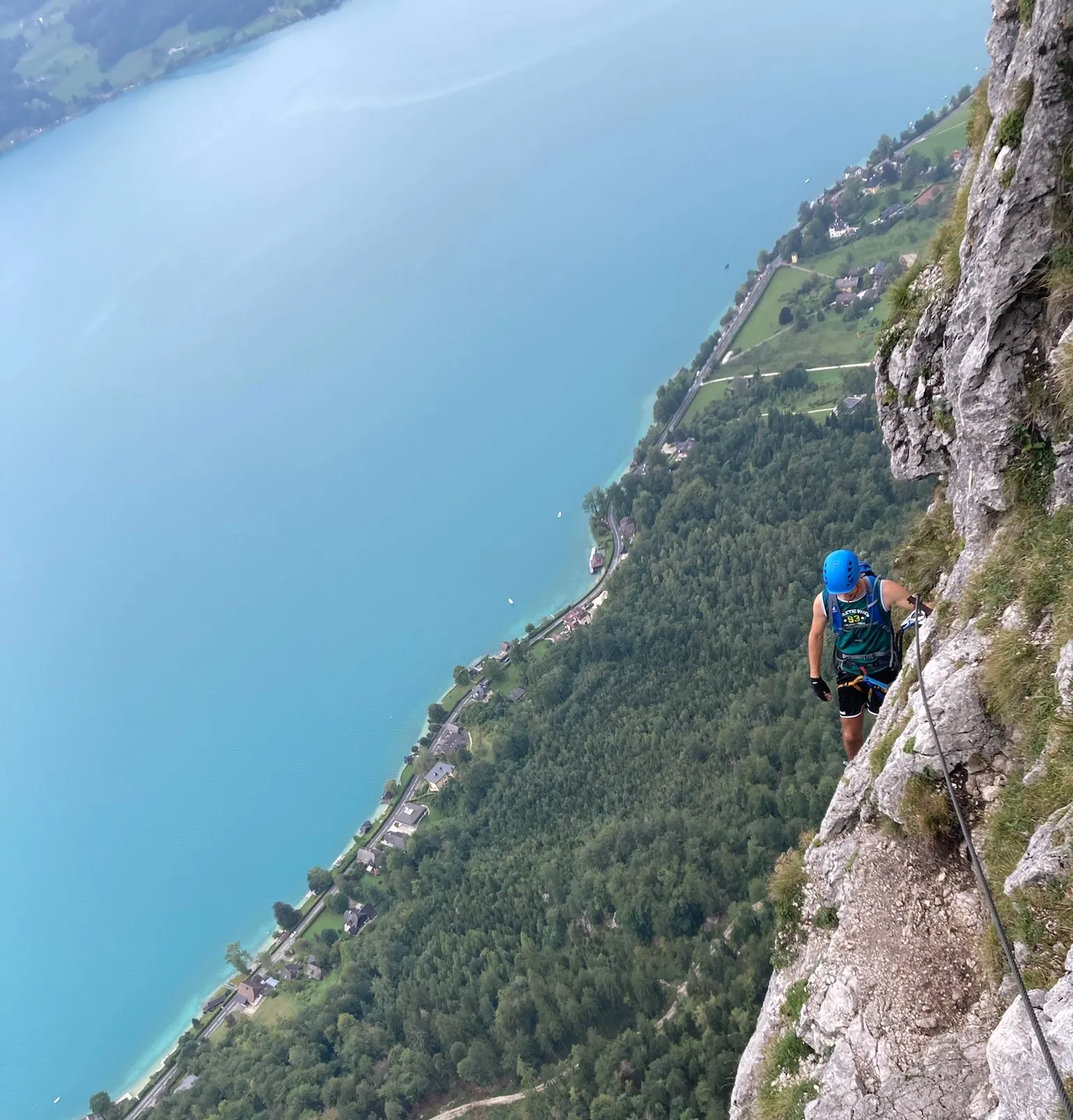 Attersee Klettersteig Mahdlgupf