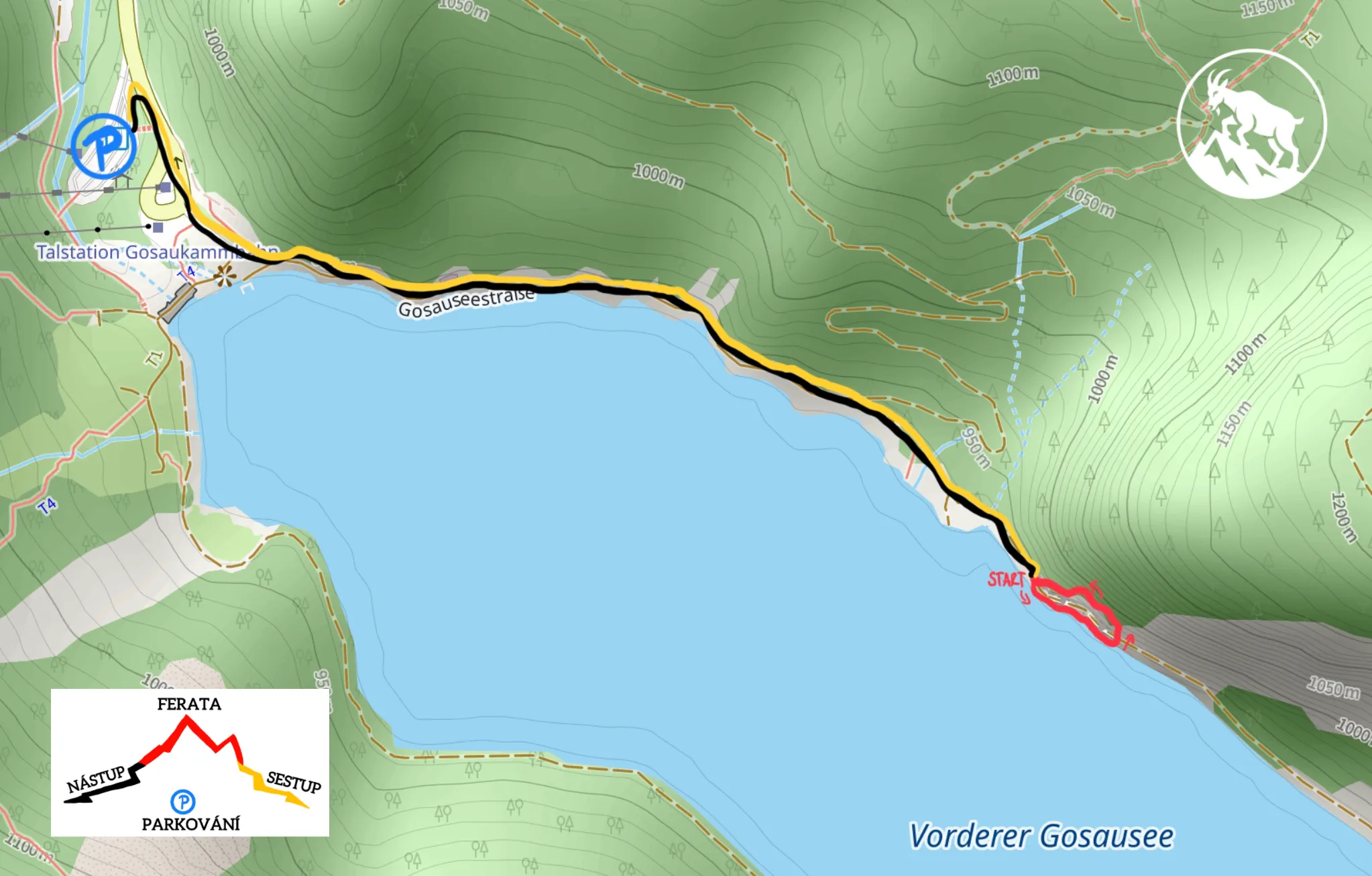 Laserer alpin Klettersteig