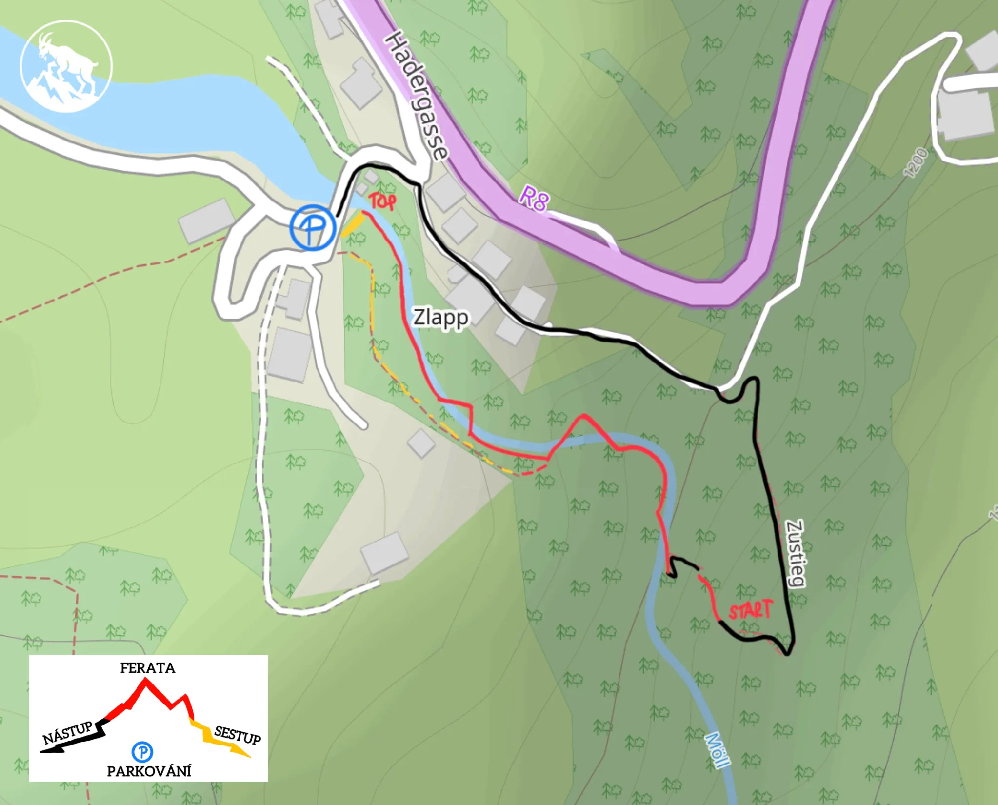 Möllschlucht Klettersteig