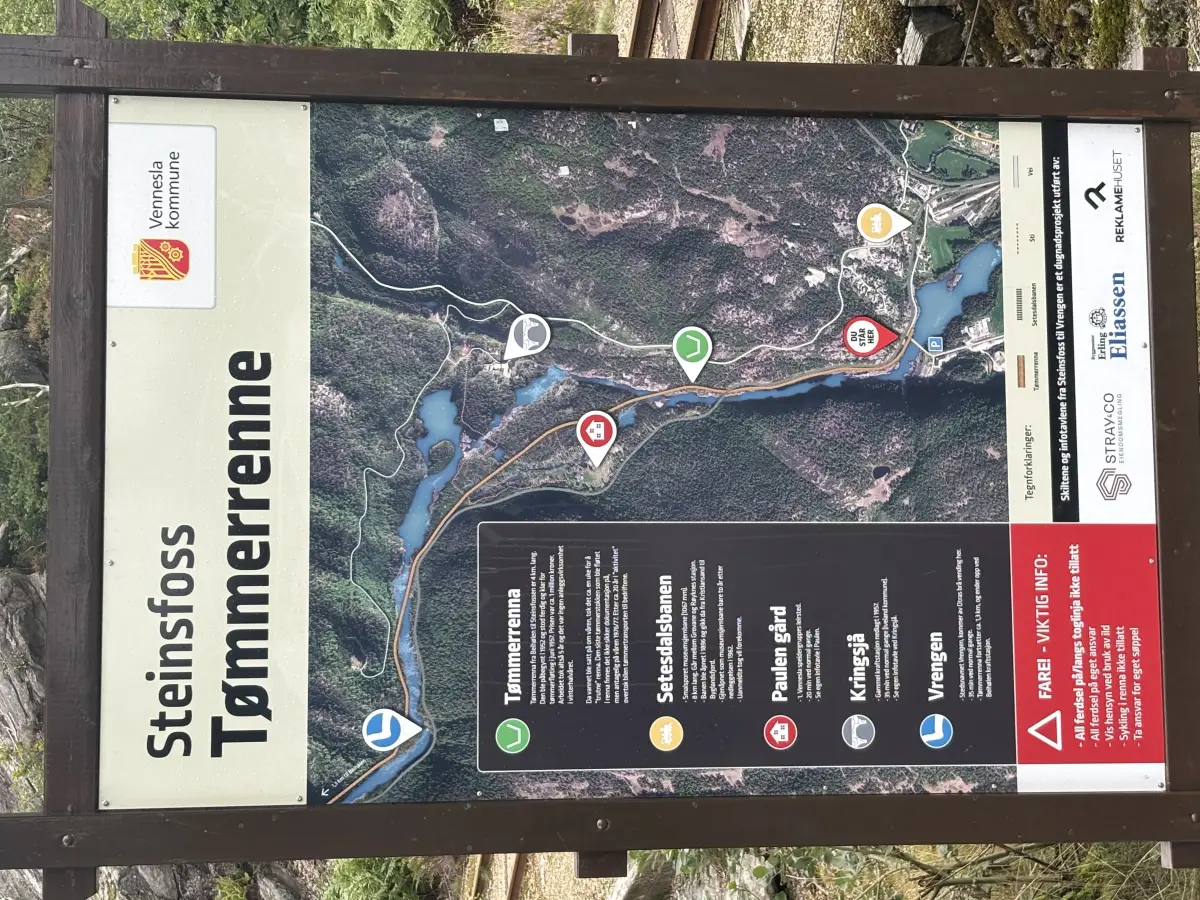 Steinsfoss Lumber Slide